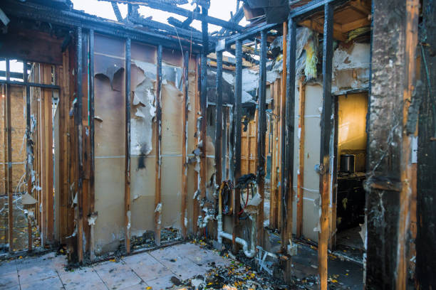 Professional Fire Damage Removal technician working in Magnet Cove, AR